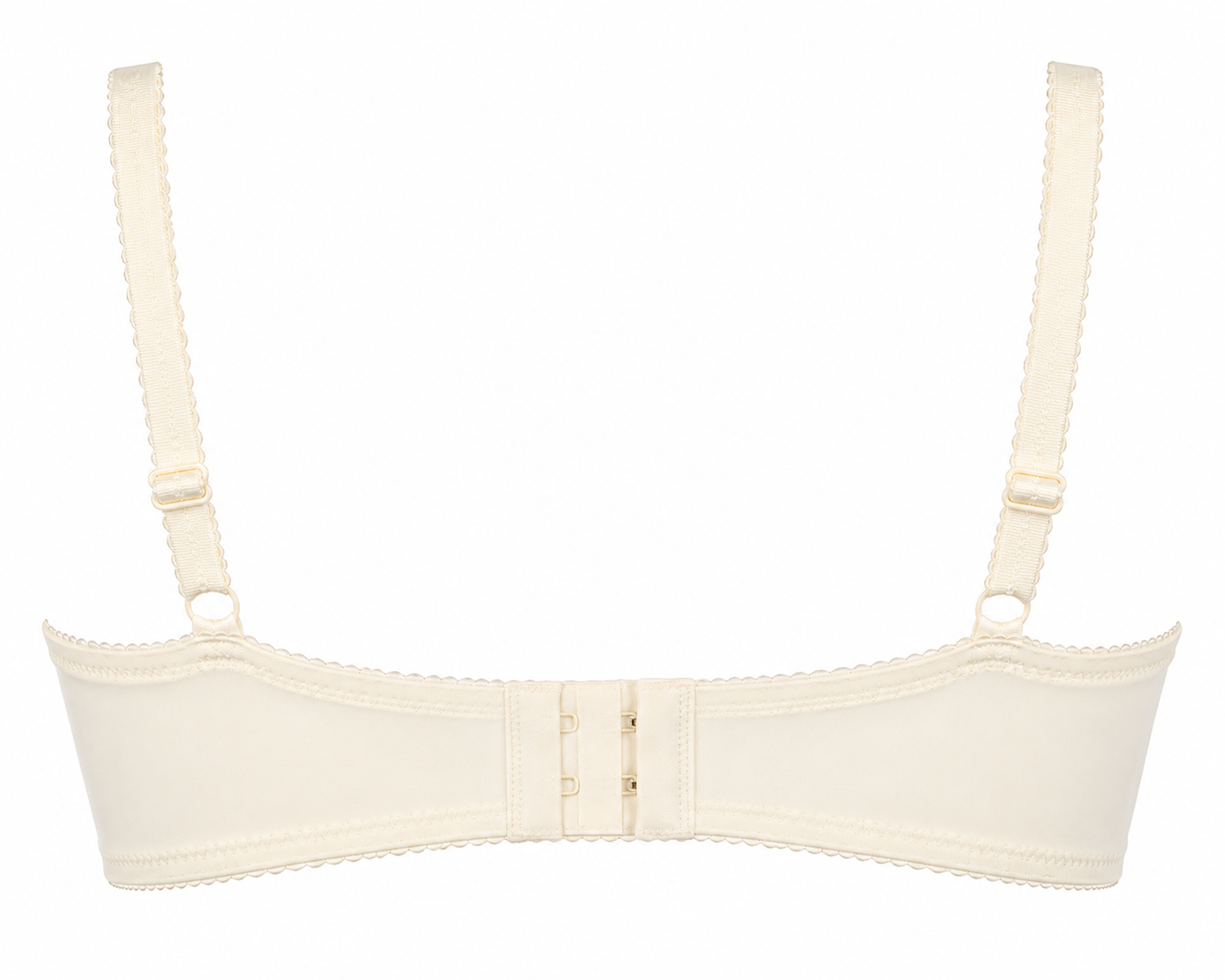 Ivory Floral Lace Underwire Bra – Medium