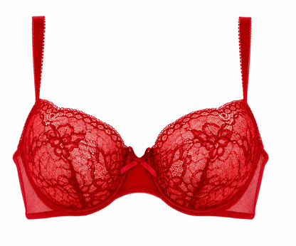 The Kandy Store Scarlet Lace Underwire Bra – Medium